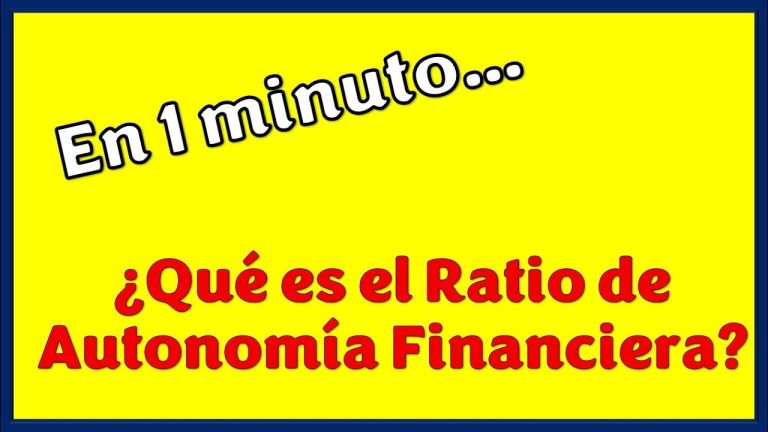 Descubre cómo mejorar tus ratios de autonomía financiera