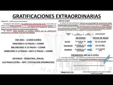 Descubre c&oacute;mo el estatuto de los trabajadores garantiza las pagas extras
