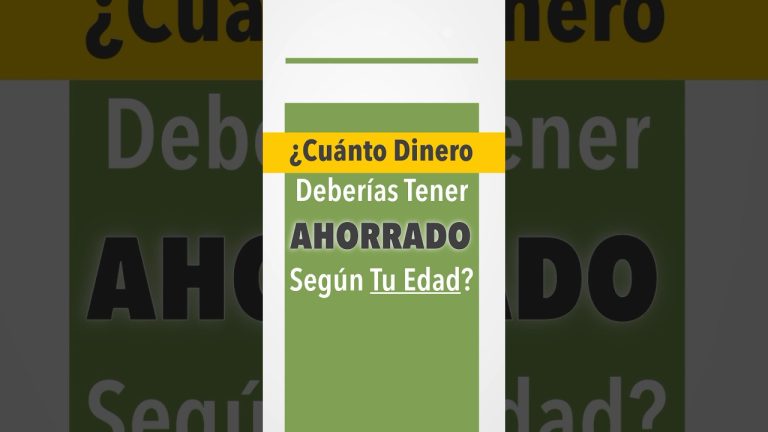 Descubre cuánto dinero deberías tener ahorrado a los 30 años