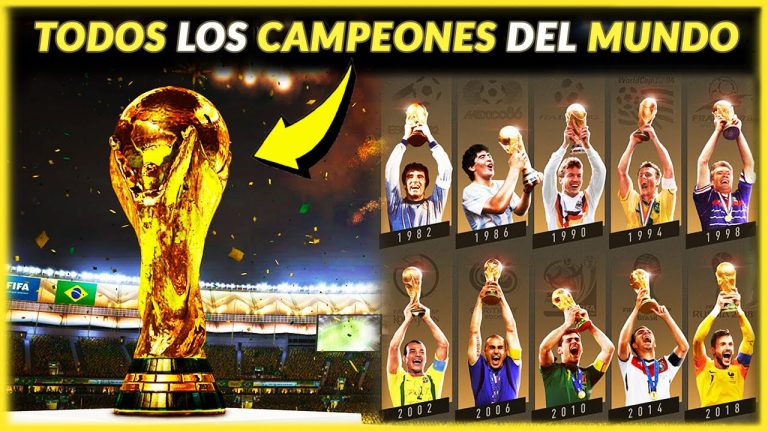 Los Campeones del Mundo: Descubre qu&eacute; pa&iacute;ses han ganado el Mundial de F&uacute;tbol
