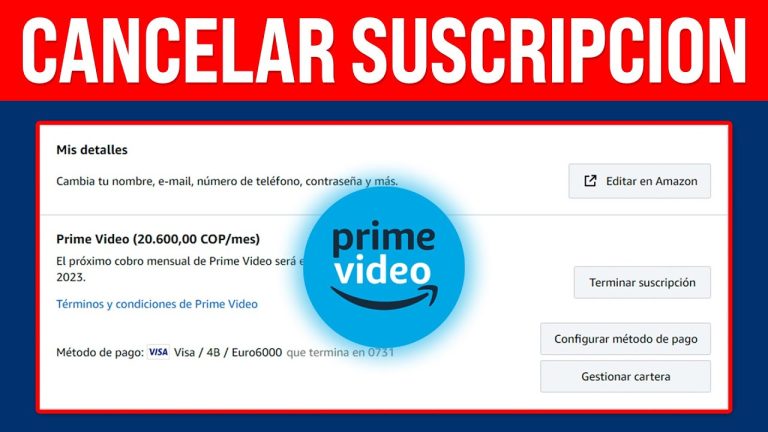 Descubre cómo darte de baja en Amazon Prime de forma sencilla y sin complicaciones