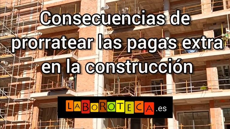 &iexcl;Descubre c&oacute;mo prorratear las pagas extras en la construcci&oacute;n para maximizar tus ingresos!