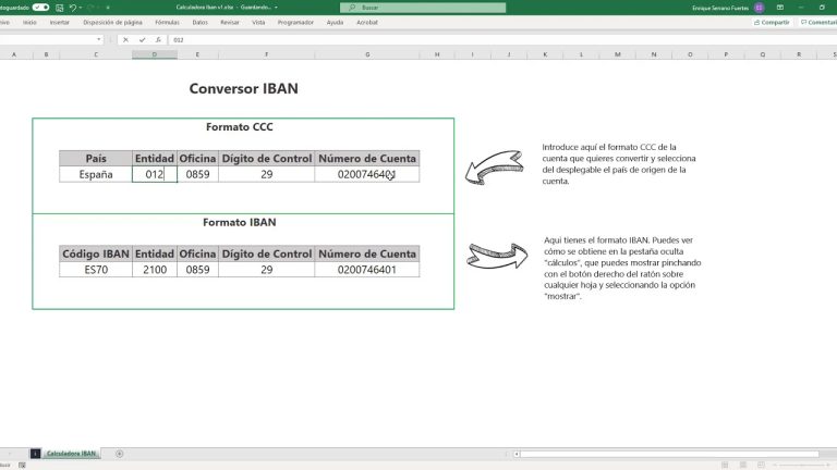 &iexcl;Descubre la sorprendente conversi&oacute;n de IBAN a CCC que revolucionar&aacute; tus transacciones!