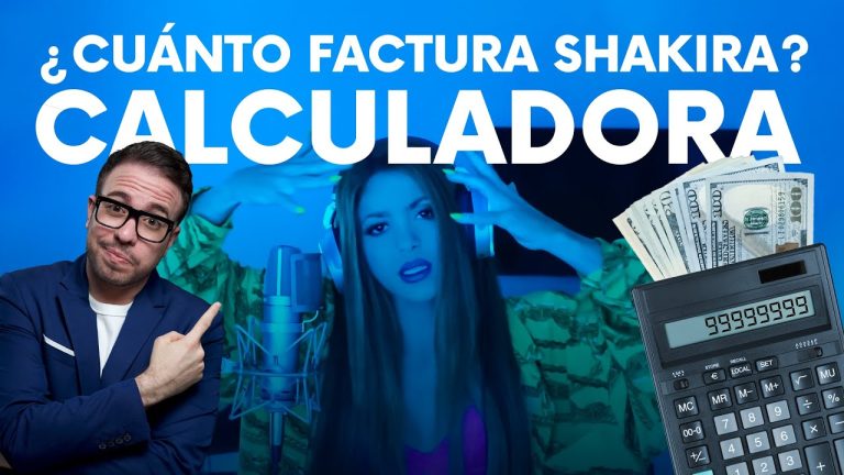 &iexcl;Descubre la incre&iacute;ble cifra anual que factura Shakira!