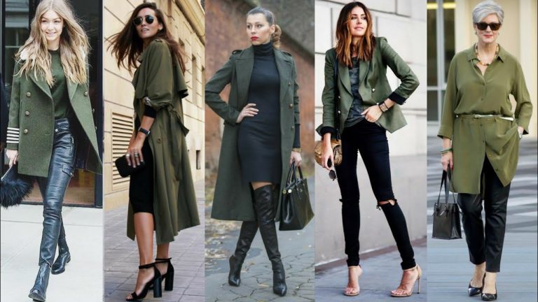 Outfits con chamarras verde militar