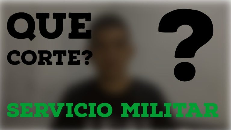 Me tengo que cortar el cabello para el servicio militar