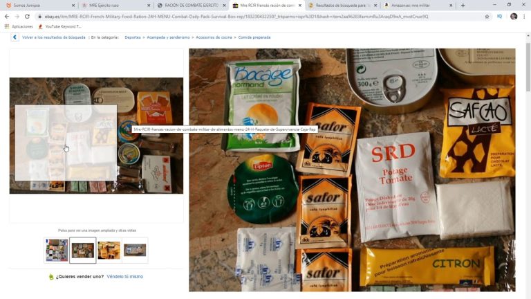Donde comprar comida militar en colombia