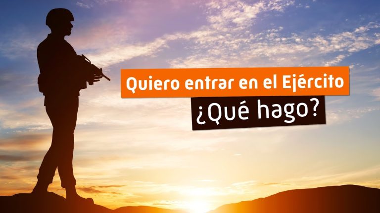 Como ser militar a los 16 años