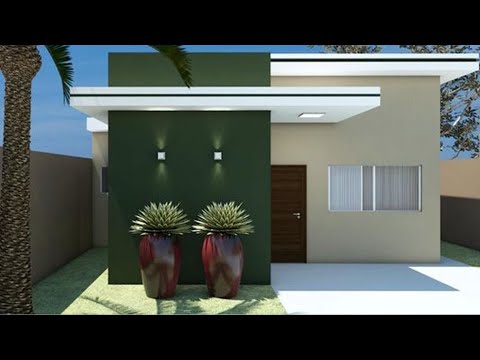 Casas color verde militar exterior