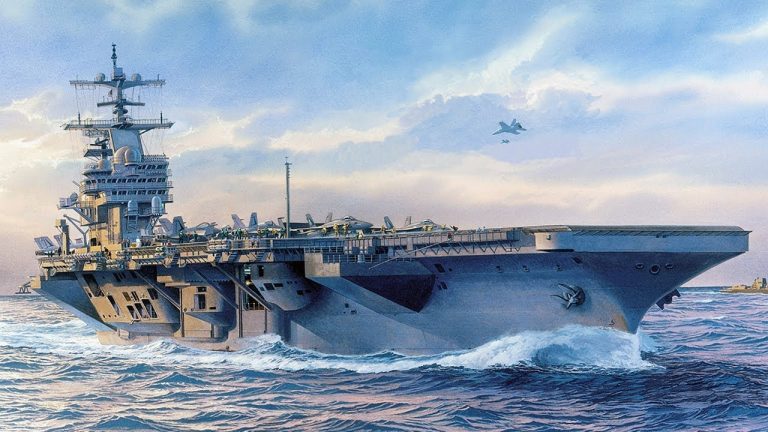 Cuanto mide un portaaviones