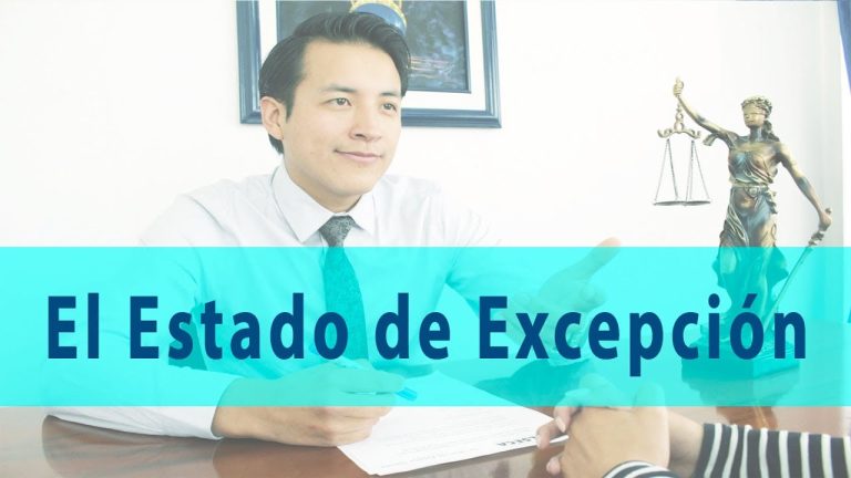 Que es el estado de excepcion