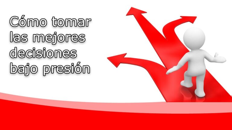 Decisión bajo presión: Estrategias para tomar decisiones efectivas