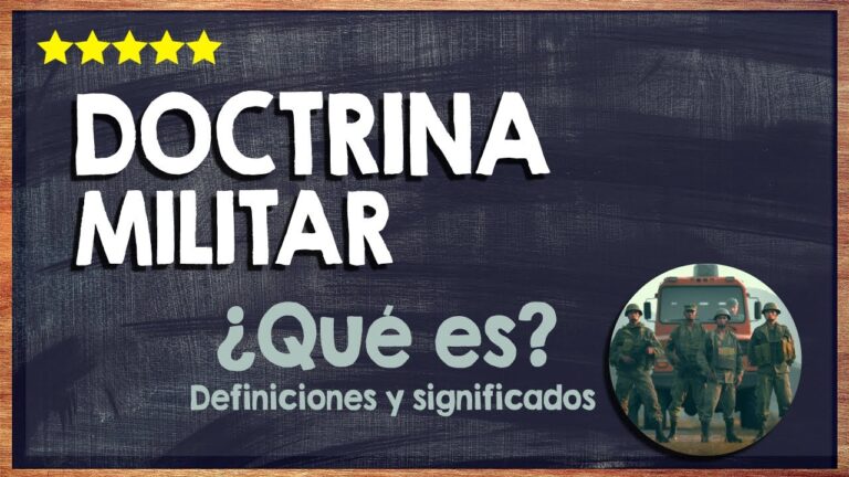 Principios fundamentales de la doctrina militar
