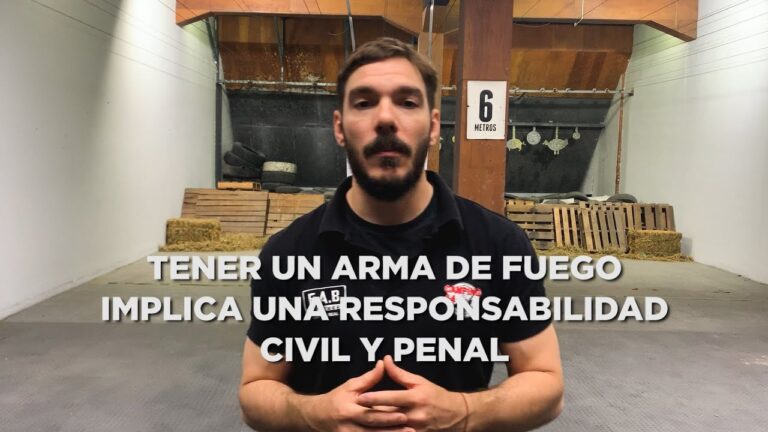 Responsabilidad legal del porte de pistolas
