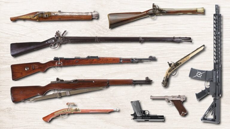 La evoluci&oacute;n de las armas de fuego militares