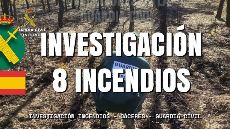 La labor de la Guardia Civil en la investigaci&oacute;n de incendios