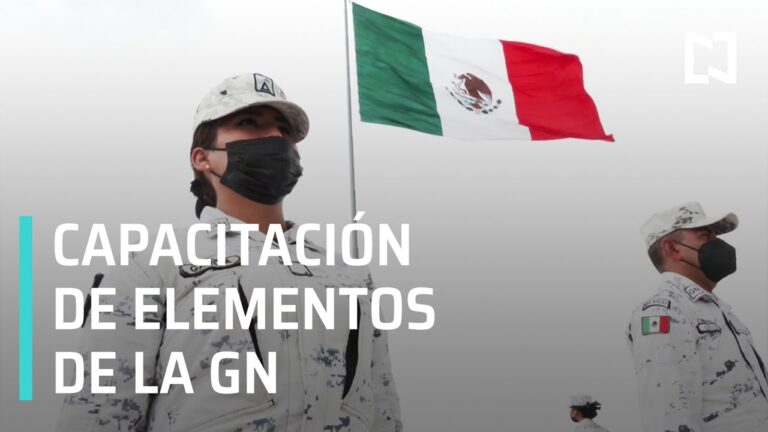 Entrenamiento militar eficiente en la Guardia Nacional