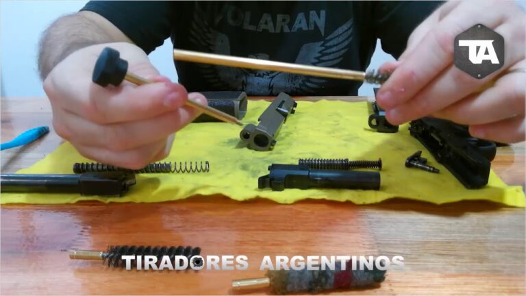 Gu&iacute;a de cuidado y limpieza para pistolas policiales