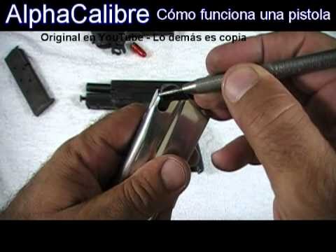Gu&iacute;a del funcionamiento de una pistola autom&aacute;tica