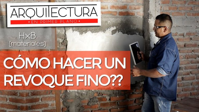 Domina el arte del fino: Aprende c&oacute;mo hacerlo en una pared