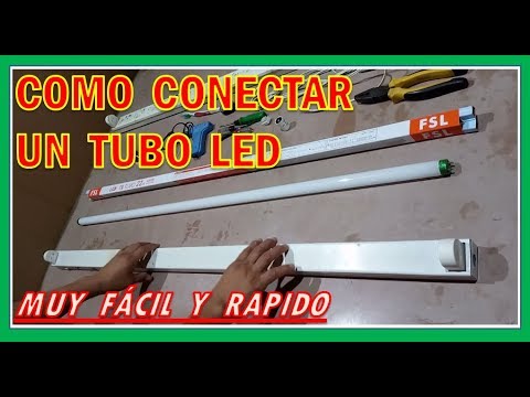 Descubre cómo conectar un tubo LED para una iluminación eficiente
