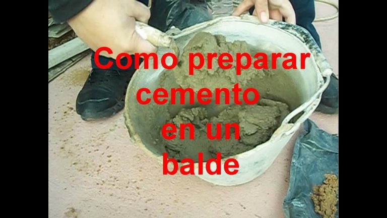 Concreto en balde: tips para preparar el material de construcción de forma fácil y eficiente