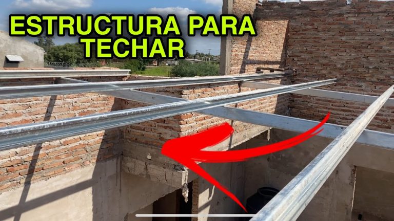 ¡Descubre cómo amurar un perfil C para un techo fácilmente!
