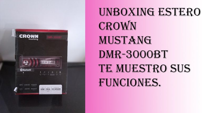Descubre las potentes caracter&iacute;sticas del Mustang DMR 6000BT con est&eacute;reo crown