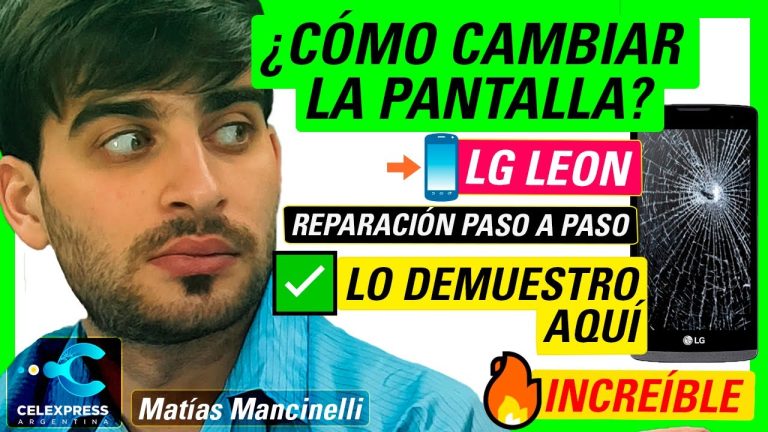 Descubre c&oacute;mo cambiar el glass de tu LG Leon f&aacute;cilmente