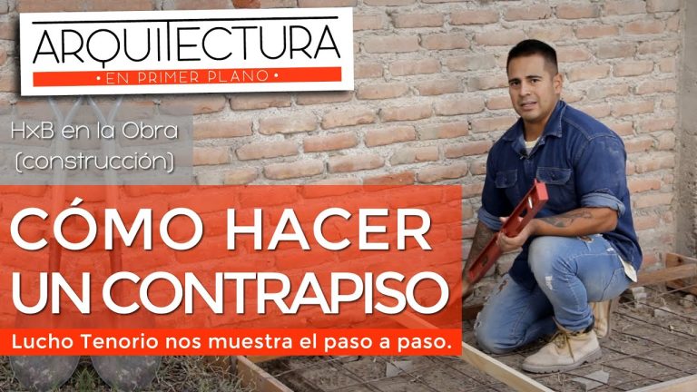Transforma tu suelo en un lienzo perfecto: Cómo realizar un contrapiso sobre tierra en simples pasos