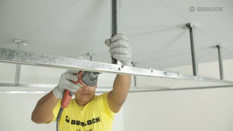 El secreto para instalar el cielo raso de durlock de forma rápida y sencilla
