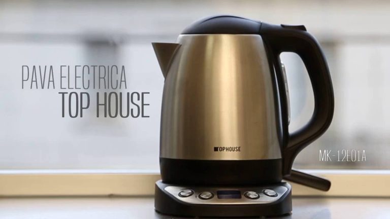Descubre la pava el&eacute;ctrica Top House manual: la combinaci&oacute;n perfecta de estilo y funcionalidad