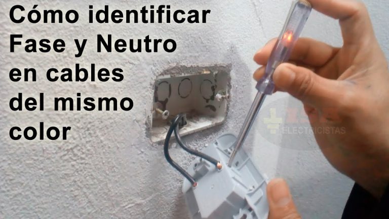 Descubre f&aacute;cilmente qu&eacute; cable es fase y neutro con estos simples consejos