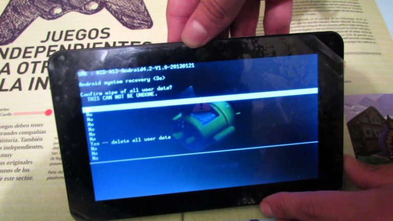 Descubre c&oacute;mo resetear tu tablet Bangho Aero en simples pasos
