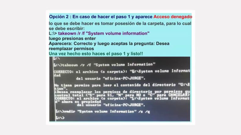 Descubre cómo solucionar el acceso denegado a System Volume Information en tu USB