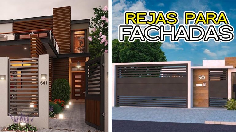 Descubre la elegancia y seguridad de los frentes de casas con tapial y rejas: una combinaci&oacute;n perfecta
