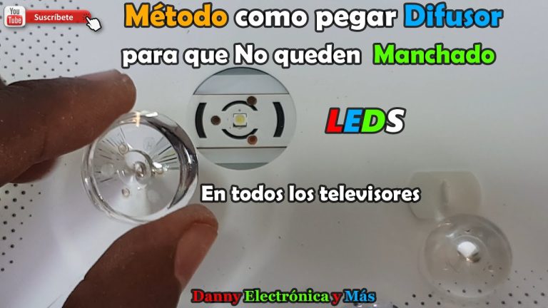 Descubre el secreto para pegar LED de TV de forma fácil y segura