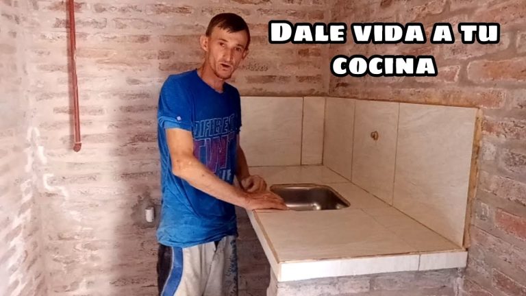 Descubre las mesadas de cocina con cerámicos: la combinación perfecta de estilo y funcionalidad