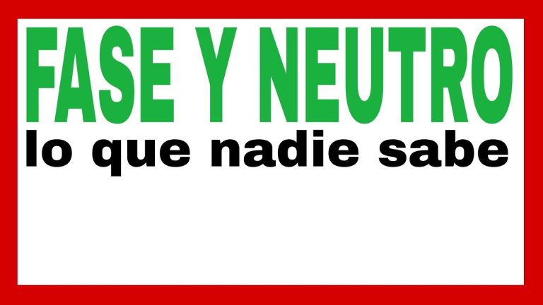 Descubre por qu&eacute; el cable neutro sorprende con corriente: una revelaci&oacute;n impactante
