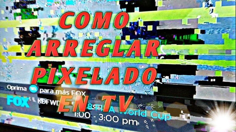 Descubre el secreto para eliminar el pixelado en tu televisi&oacute;n y disfruta de una imagen n&iacute;tida y sin imperfecciones