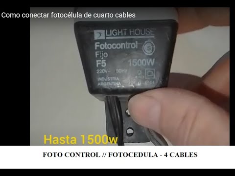 Descubre la incre&iacute;ble conexi&oacute;n fotoc&eacute;lula Kalop de 4 cables: la soluci&oacute;n revolucionaria que optimizar&aacute; tu iluminaci&oacute;n