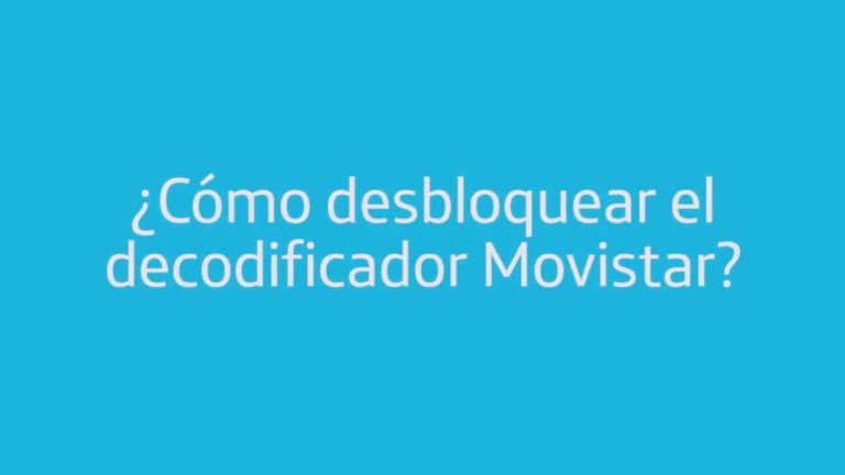 Desbloquea tu decodificador de Movistar y disfruta de todo su contenido sin restricciones