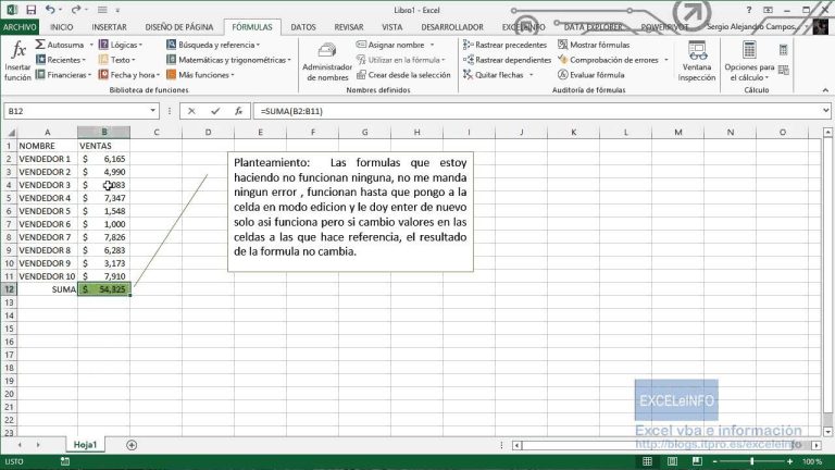 Descubre c&oacute;mo solucionar el problema de Excel que no se actualiza autom&aacute;ticamente
