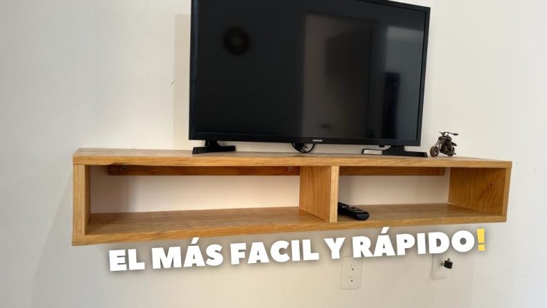El mueble perfecto para tu televisor: descubre el colgado bajo TV