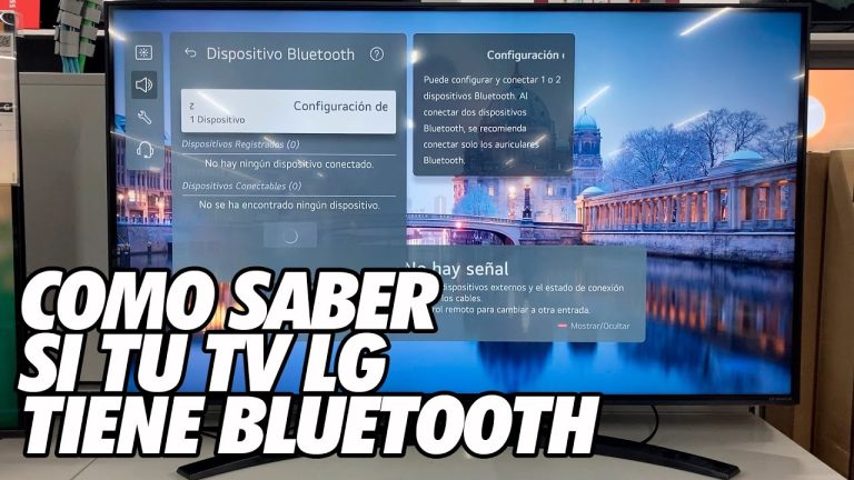 Descubre c&oacute;mo desactivar el Bluetooth en tu TV LG y mejora tu experiencia multimedia