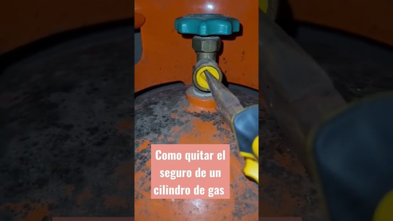 Descubre el m&eacute;todo definitivo para desbloquear el seguro del tanque de gas